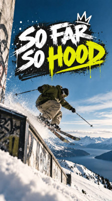 Ryan Wyble: esquí freeride, freestyle y creatividad sobre la nieve · So Far So Hood