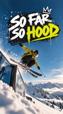 Andrew Napier: esquí freeride y creatividad sobre la nieve con 4BI9 · So Far So Hood