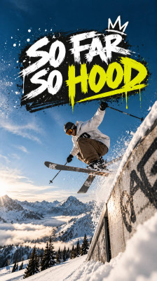 Kyle Lukacs: esquí freeride y freestyle con 4BI9 · So Far So Hood