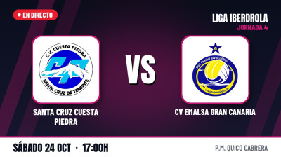 [LIGA IBERDROLA] Jornada 4 | Santa Cruz Cuesta Piedra  - CV Emalsa Gran Canaria
