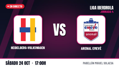 [LIGA IBERDROLA] Jornada 4 | Heidelberg-Volkswagen  - Arenal Emevé
