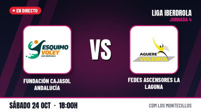 [LIGA IBERDROLA] Jornada 4 | Fundación Cajasol Andalucía  - Fedes Ascensores La Laguna