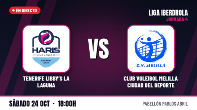 [LIGA IBERDROLA] Jornada 4 | Tenerife Libby ´s La Laguna   - Club Voleibol Melilla Ciudad del Deporte
