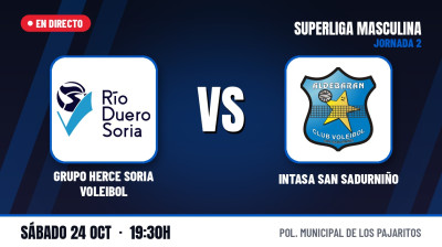 [SUPERLIGA MASCULINA] Jornada 2 | Grupo Herce Soria Voleibol  - Intasa San Sadurniño