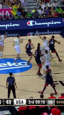 ¡Stephen Curry ya brillaba con Estados Unidos! Canasta ante Eslovenia | Mundial FIBA 2014