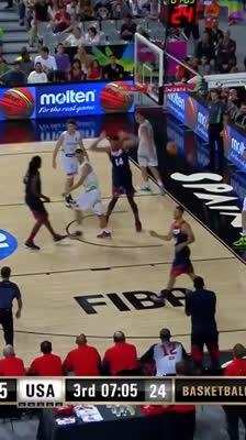 ¡Espectacular mate de Anthony Davis! El gigante de la NBA vuela ante Eslovenia | Mundial FIBA 2014
