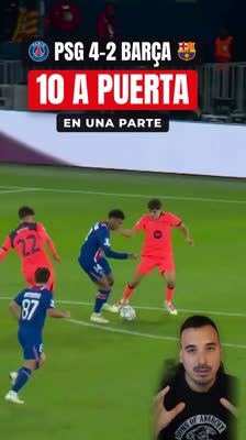 PSG vs. Barcelona: Ten shots on goal in a single half
