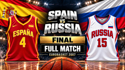 España vs Rusia | Final | FIBA EuroBasket 2007 | Partido completo