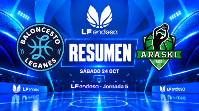 Resumen Innova-TSN Leganés vs Kutxabank Araski | Jornada 5 | LF Endesa 2026/2027