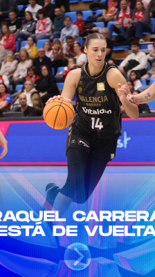 Raquel Carreras bedste spil i kampen mellem Durán Maquinaria Ensino og Valencia B.C. | LF Endesa 2026/2027