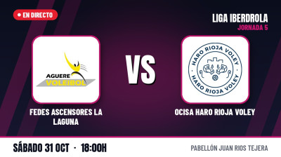 [Iberdrola League 26/27 - Matchday 5] - FEDES ASCENSORES LA LAGUNA - OCISA HARO RIOJA VOLEY