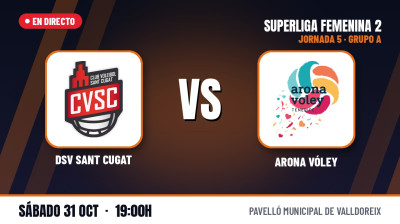 [SF2 Group A 26/27 - Matchday 5] - DSV SANT CUGAT - ARONA VÓLEY
