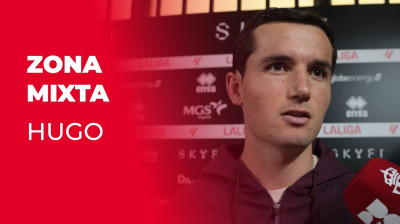 Hugo, na de wedstrijd CD Castellón-Sporting