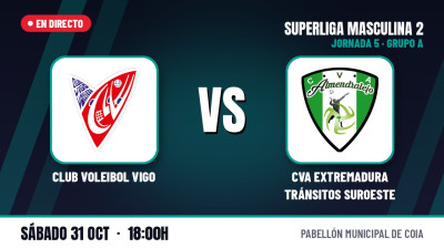 [SM2 Group A 26/27 - Matchday 5] - CLUB VOLEIBOL VIGO - CVA EXTREMADURA TRÁNSITOS SUROESTE