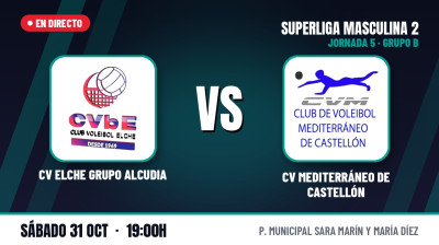 [SM2 Group B 26/27 - Matchday 5] - CV ELCHE GRUPO ALCUDIA - CV MEDITERRÁNEO DE CASTELLÓN
