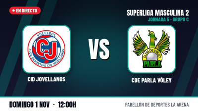 [SM2 Group C 26/27 - Matchday 5] - CID JOVELLANOS - CDE PARLA VÓLEY