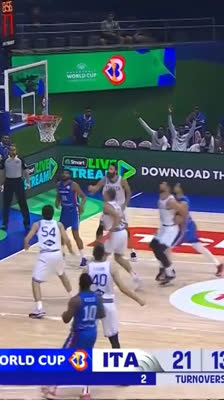 ¡Jean Montero roba y Andrés Feliz castiga con un triple! Jugadón de Dominicana ante Italia | Mundial FIBA 2023