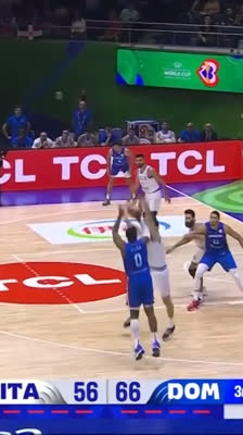 ¡Otro triple de República Dominicana! Peña amplía la ventaja ante Italia | Mundial FIBA 2023