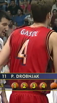 ¡Pau Gasol frente a la poderosa Yugoslavia! El talento español en el EuroBasket 2001