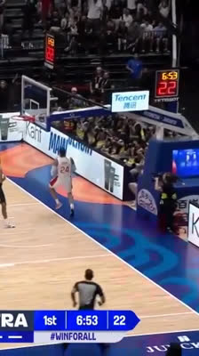 ¡Dillon Brooks machaca el aro! Espectacular mate al contraataque ante Francia | Mundial FIBA 2023