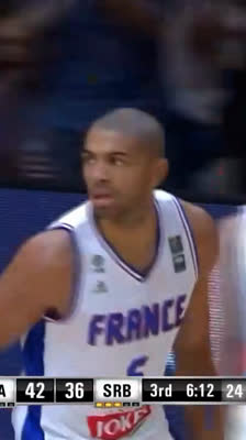 ¡Tony Parker y Nicolas Batum hacen magia! Espectacular alley-oop ante Serbia | EuroBasket 2015