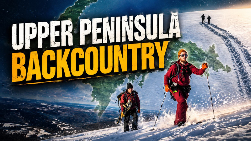 Upper Peninsula Backcountry - Snowboarding in nature - Full documentary online