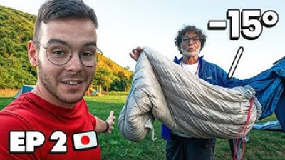 Así duerme un EXPERTO ¿Dormir a –15 °C? | Japón en bikepacking Ep.2