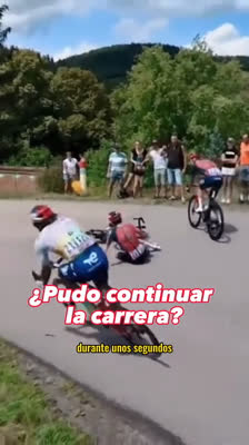 Bardzo ciężki upadek Carlosa Rodrígueza