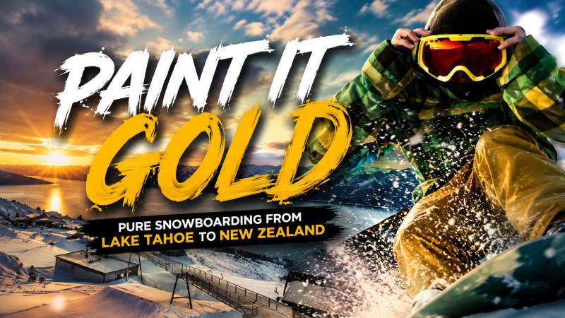 Paint It Gold – Un recorrido por las raíces del snowboard en Tahoe – Documental