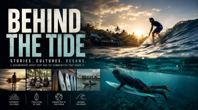 Behind the Tide: Estudio del surf contemporáneo con surfistas locales – Documental