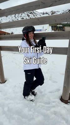 Your first day on the slopes is not about nailing it from the start.