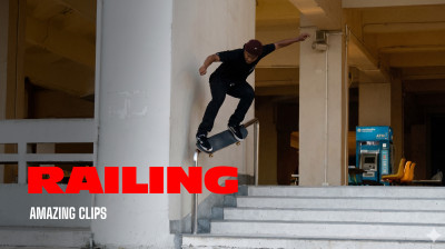 Most Amazing Clips - Sæson 2: Episode 43: Øve skate på gelændere med eksperter – Skateboard