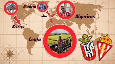 TIERRA, MAR y AIRE en 3 CONTINENTES para ver el CEUTA vs SPORTING GIJÓN de LIGA HYPERMOTION