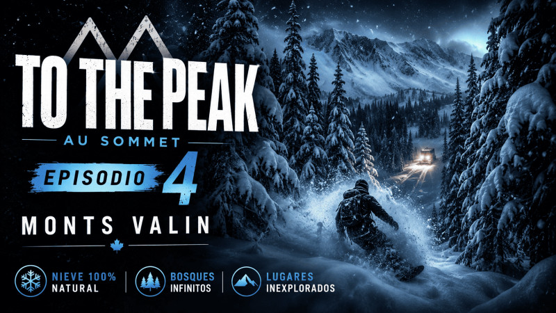 To the Peak / Au Sommet - Episode 4: Exploring the hidden lines of Monts Valin with 100% natural snow – Documentary