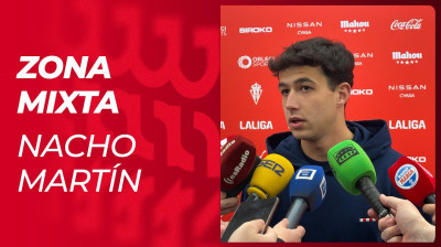 Interview with Nacho Martín after Real Sporting de Gijón’s victory over CD Mirandés