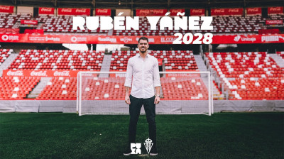Rubén Yáñez renews contract with Real Sporting de Gijón until 2028