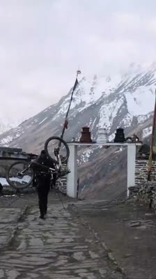 Känslan av att ha lyckats efter rutten · Annapurna Circuit