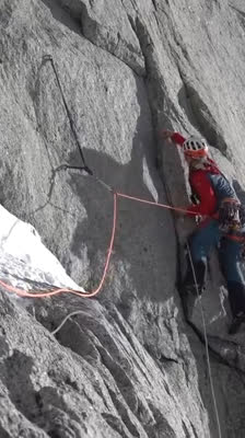 Start av live-klättring med Sebastien Ratel: First Ascent on the Drus