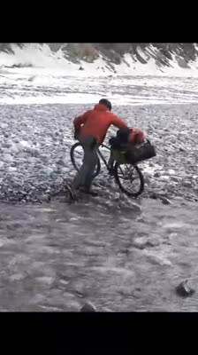 Thomas Griffiths begins his extreme cycling journey: Crossing Ghost