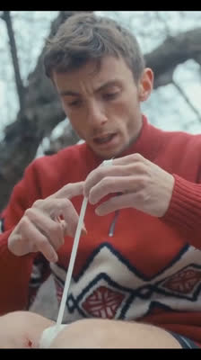 Simon Lorenzi avslutar sessionen och utvärderar sin framsteg i klättringen av El Alphane: Alphane