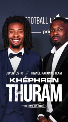 Khéphren Thuram, spelare i OGC Nice, talar om sin bror Marcus och sin pappa Lilian Thuram – The Case by Dante