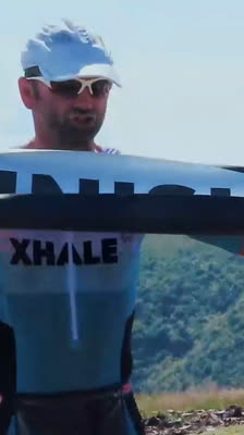 Mark Livesey finishes second in the race: Chasing Life