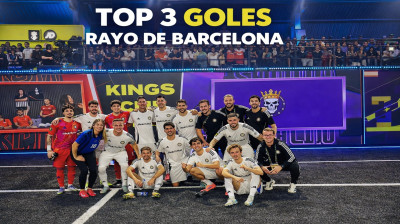 TOP 3 MEJORES GOLES RAYO DE BARCELONA KINGS LEAGUE