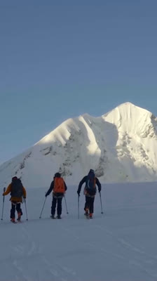 Skiing at the summit of The Great Peak with the Picture Organic Clothing team: Chronoception