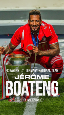 Jérôme Boateng, tidigare spelare i FC Bayern München, firar sin Champions League-seger – The Case by Dante