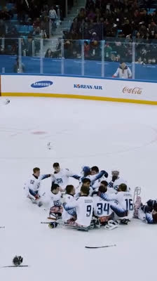 U.S. paralympic ice hockey team wins gold medal: Empty Net
