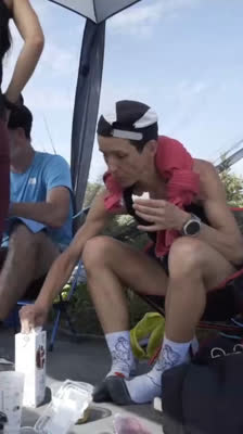 Anne Bouchards motivation och beslutsamhet under loppet: Caribou