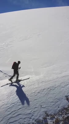 Damien Snyers åker nedför Altai-glaciären: Altaitude