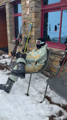 Är du redo? Väntar på afterski.