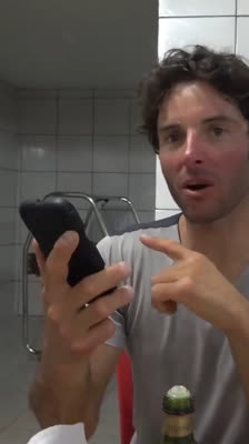 Julien Irilli och Katia Lafaille inleder fallskärmsnedstigningen: Roped in the Air